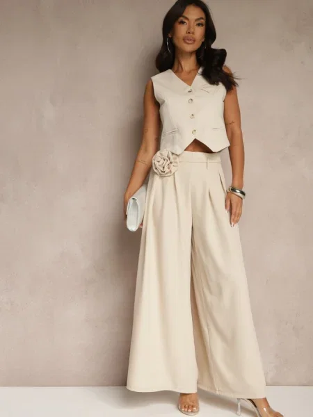 Pantaloni Lirace bej