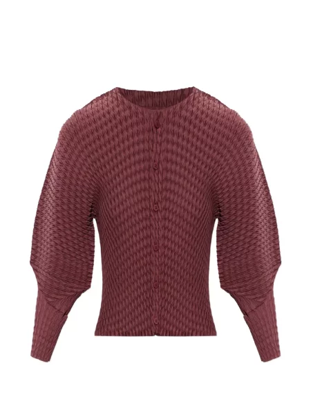 Cardigan Issey Miyake roșu