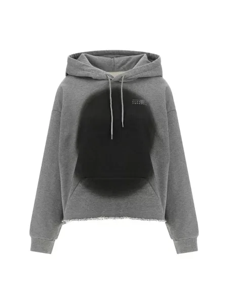 Maison Margiela bluza z kapturem szara