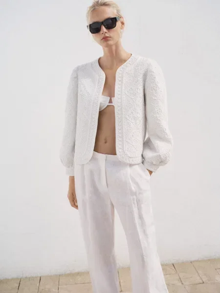 Жакет MANGO білий