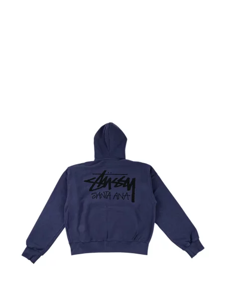 Hanorac cu glugă Stüssy albastru