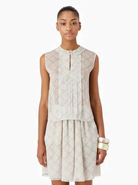 Emporio Armani Юбка мини бежевий