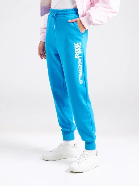 Spodnji del trenirke Karl Lagerfeld Jeans bela