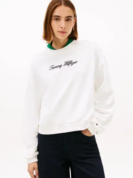 Palton Tommy Hilfiger alb