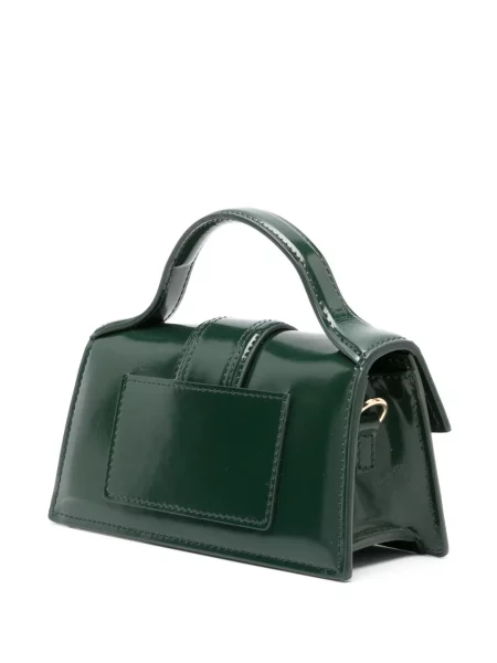 Geantă shopper Jacquemus din piele verde