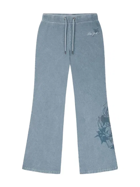 Ed Hardy Kalhoty safírová / chladná / stříbrná modrá