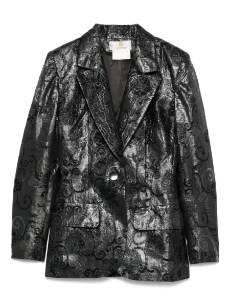 Jednořadé sako Givenchy Pre-owned šedé