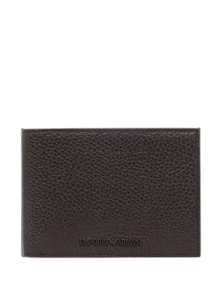 Portofel Emporio Armani din piele maro