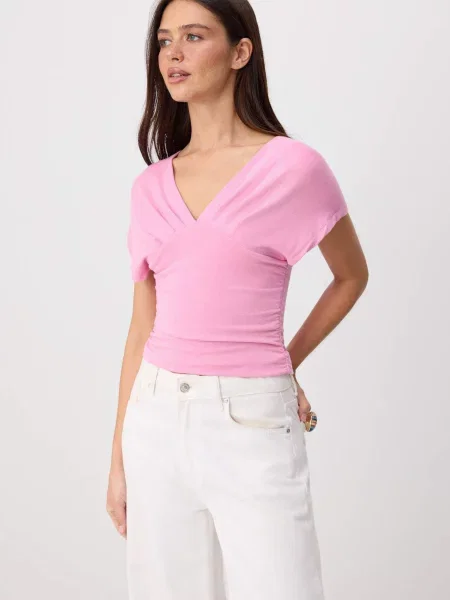 Trendyol Tricou deschis roz