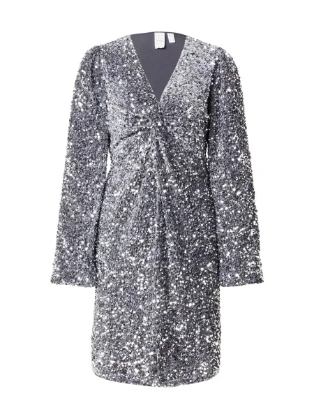 YAS Rochie YASVALERA argintiu gri