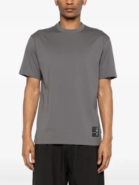 Tricou Y-3 cu autograf gri