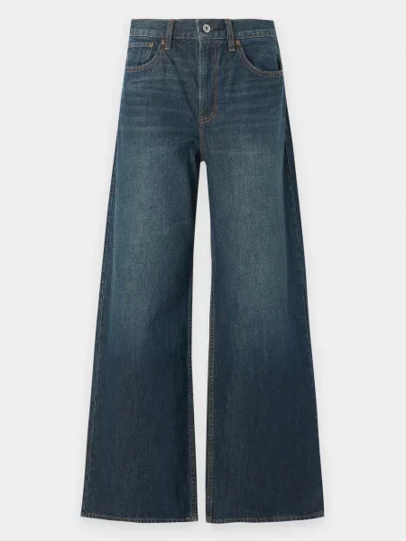 Abercrombie & Fitch Jeans închis albastru