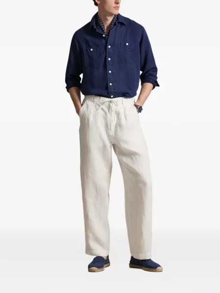 Șosete Polo Ralph Lauren cu broderie în carouri de flanelă verde