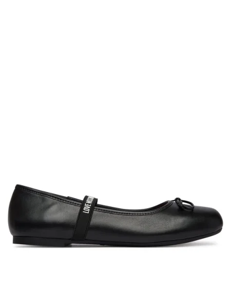 LOVE MOSCHINO Balerini negru