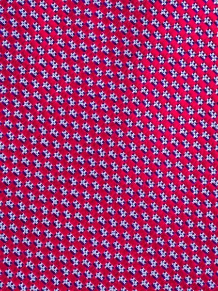 Cravată Brioni cu imprimeu geometric roșu