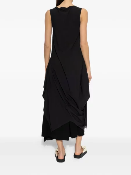 Rochie drapată Y-3 drapat de costum negru