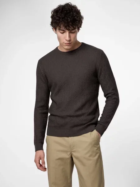 Sveter Armani Exchange hnedá