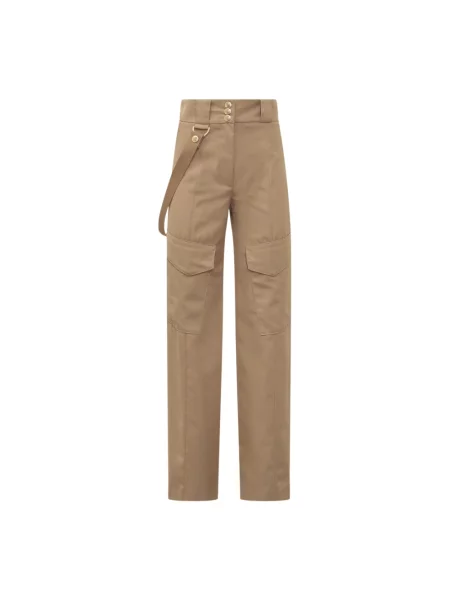 Spodnie cargo Seafarer wełniane brązowe