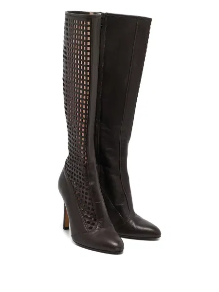 Kožené kozačky Sjp By Sarah Jessica Parker hnědé