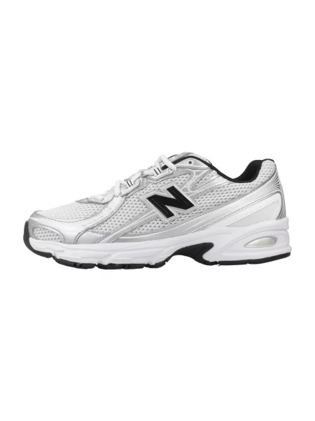 New balance Niske tenisice crna / srebro bijela