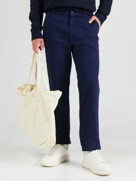 Dockers Pantaloni eleganți închis albastru