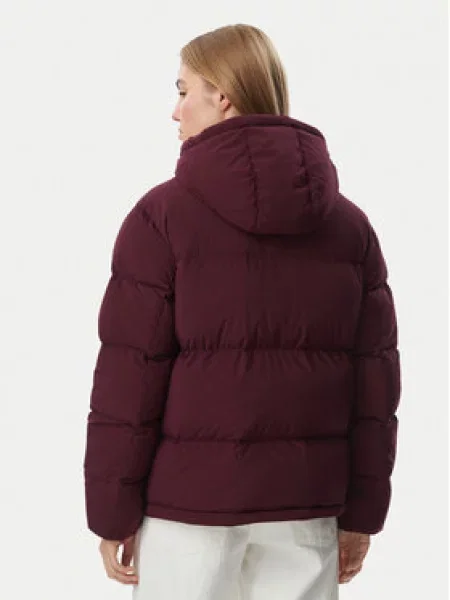 Tommy Jeans Pūkinė striukė Alaska  Vyšninė