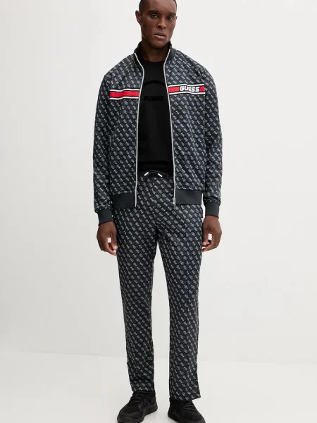 Guess bluza KORBIN wzorzysta czarny