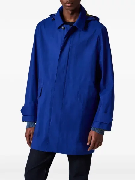 Palton Paul Smith cu glugă albastru