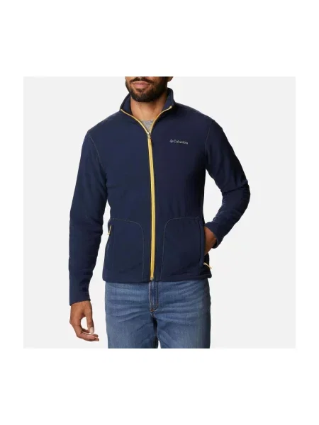 Geacă Columbia din fleece albastru