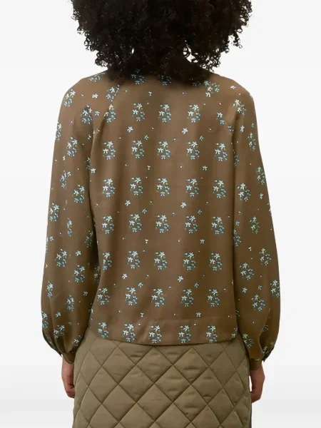Bluză Marc O'polo cu model floral cu imagine maro
