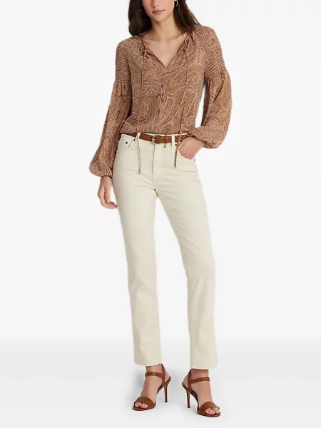 Blúz Lauren Ralph Lauren barna