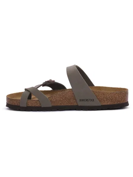 Papuci Birkenstock cu strasuri verde