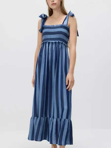 Reserved Сукня з ліоцелу синій