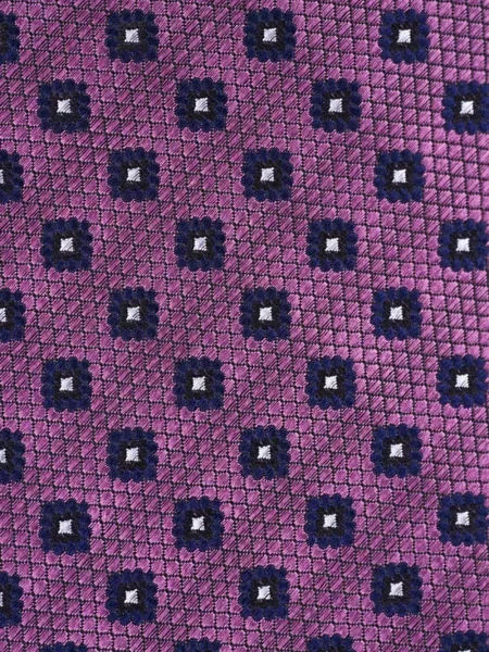 Cravată Zegna de mătase cu imprimeu geometric violet