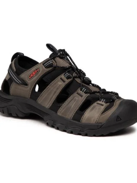 Szandál KEEN Targhee III Sandal Grey/Black fekete