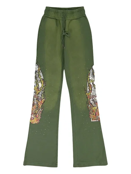 Kalhoty Who Decides War zelené