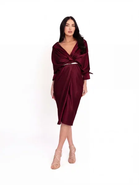 Acob a porter Rochie de seară burgundy roșu