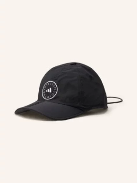 Czapka z daszkiem Adidas do biegania czarna