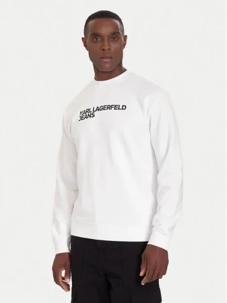 Hanorac Karl Lagerfeld Jeans alb