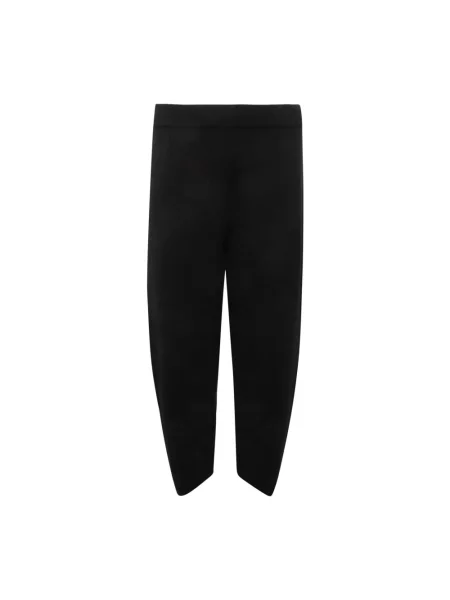 Dzianinowe spodnie Max Mara czarne