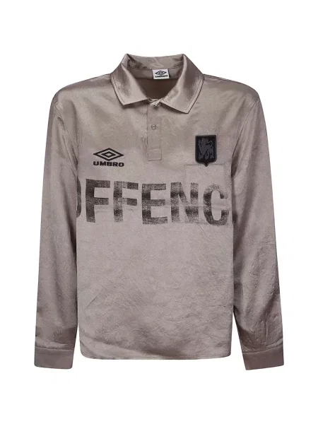 Polo Umbro din satin gri