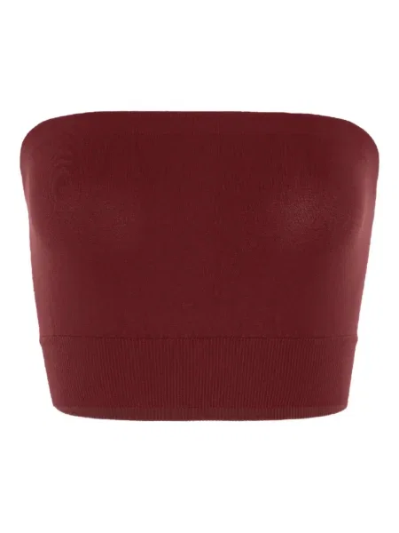 Sutien bandeau Wolford fără bretele roșu