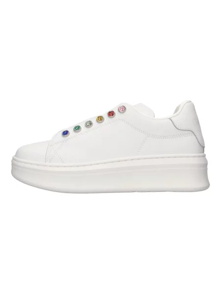 Sneakersy Gaëlle Paris skórzane białe