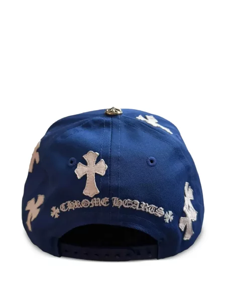 Șapcă Chrome Hearts cu motiv cu inimi albastru