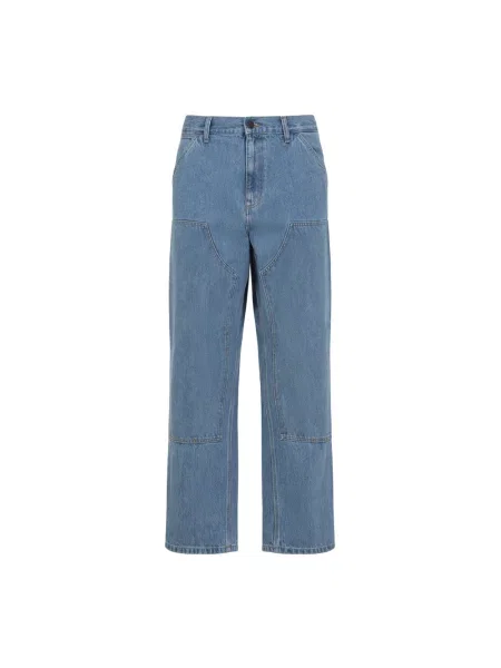 Carhartt WIP jeansy Double Knee Pant niebieskie