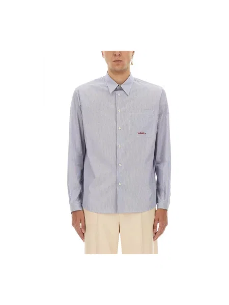 Koszula Valentino casual niebieska
