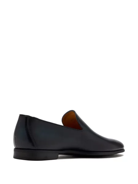 Pantofi loafer Magnanni din piele slip-on albastru