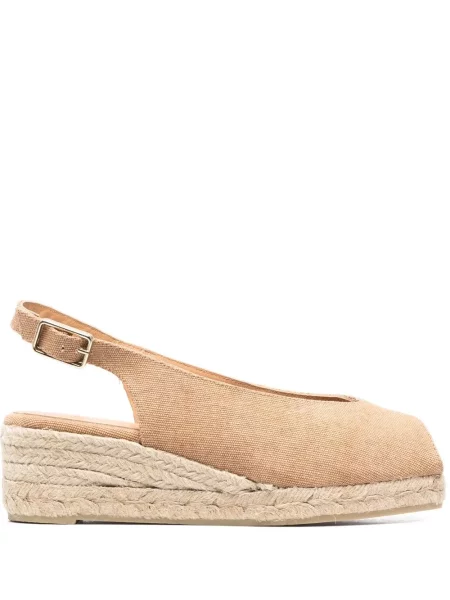 Еспадрили Castañer с отворена пета кафяво