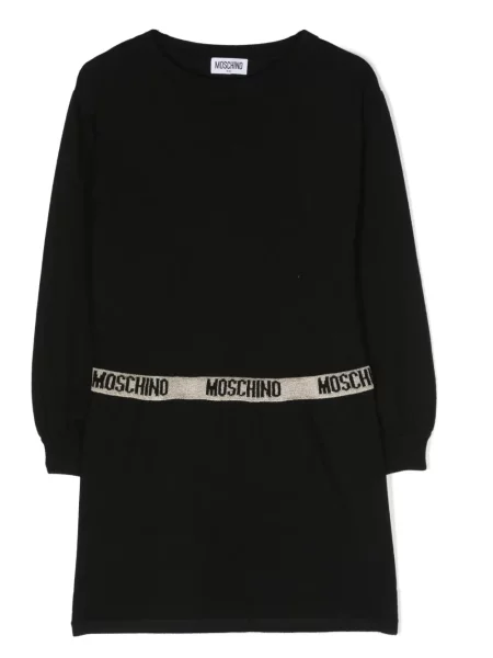 Sukienka dziecięca Moschino czarna