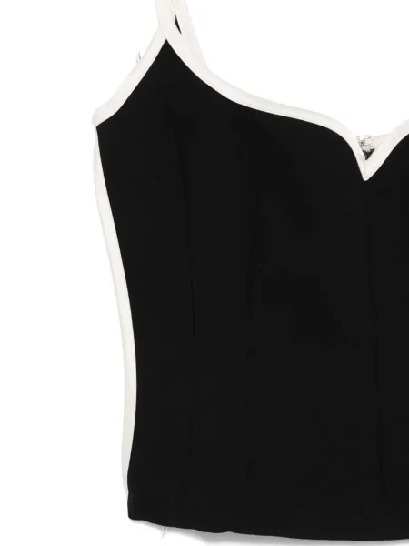 Top Paris Georgia w serca czarny